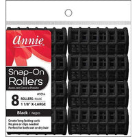 Thumbnail for Annie Snap On Rollers Large Black 1 1/8
