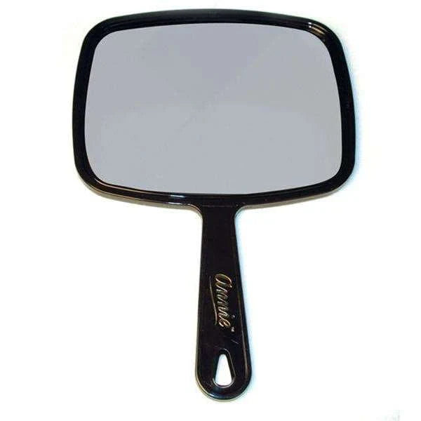 Annie Large Handheld Mirror Black 3009 - Elevate Styles