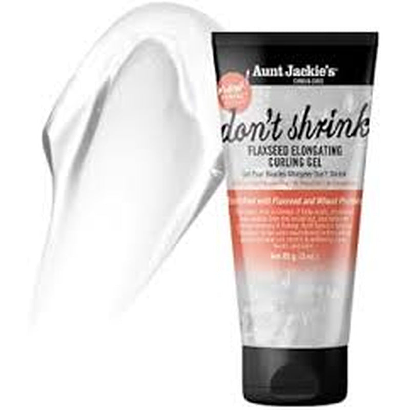 Aunt Jackie's Don't Shrink Flaxseed Elongating Curling Gel 3 oz Travel Size