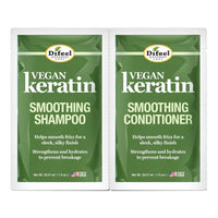 Thumbnail for Difeel Vegan Keratin Smoothing Shampoo & Conditioner Duo Travel Packets (1 oz Each) - Elevate Styles