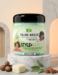 Thumbnail for Taliah Waajid Kinky, Wavy, Natural Herbal Style Shine for Children – 6 oz