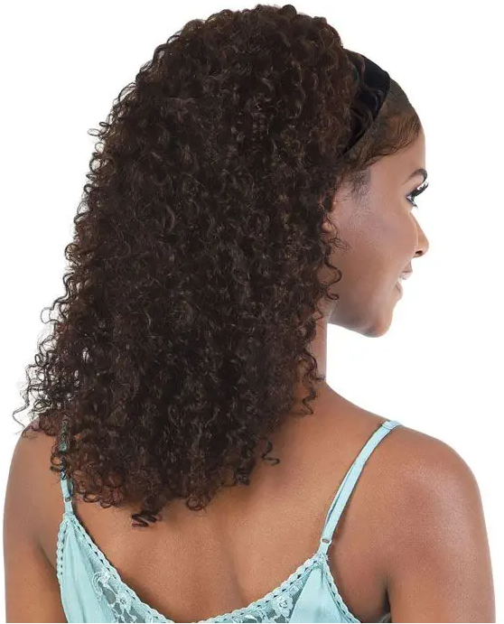 Motown Tress 100% Persian Virgin Remy Human Hair Headband Wig - HPR.BAND99 - Elevate Styles