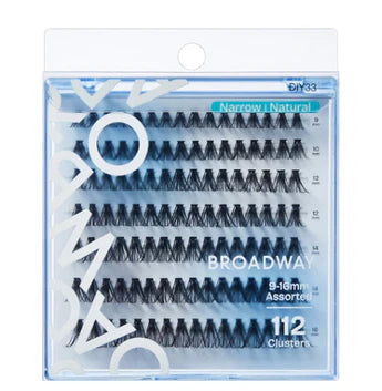 Broadway Wide Narrow Lashes – DIY Customizable Extensions (70–140 pcs) – DIY33 - Elevate Styles