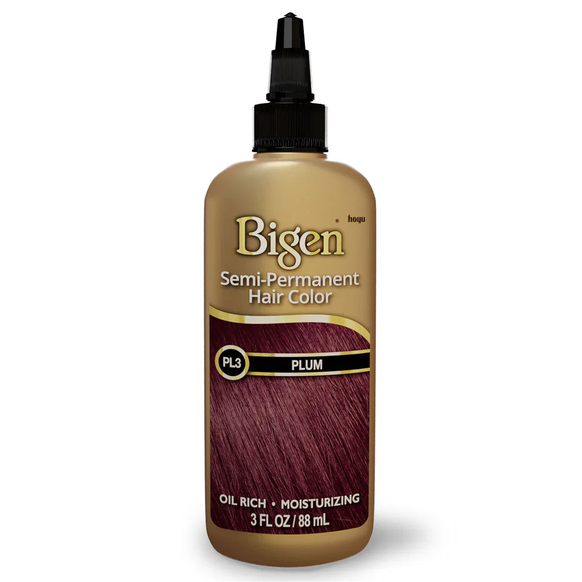 Bigen Semi-Permanent Hair Color PL3 Plum 3 fl. oz - Elevate Styles