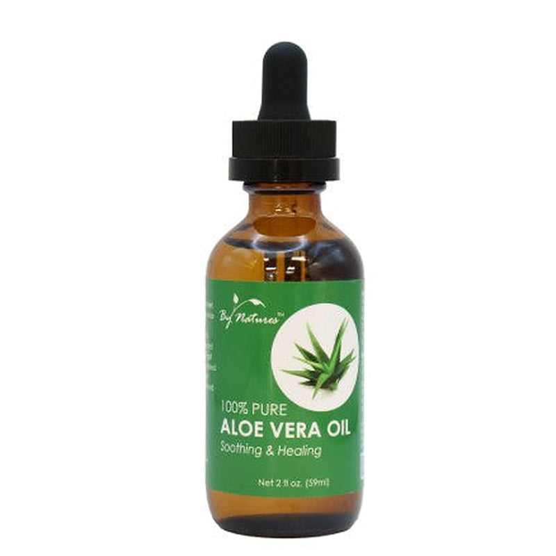 By Natures 100% Pure Aloe Vera Oil 2 Oz - Elevate Styles