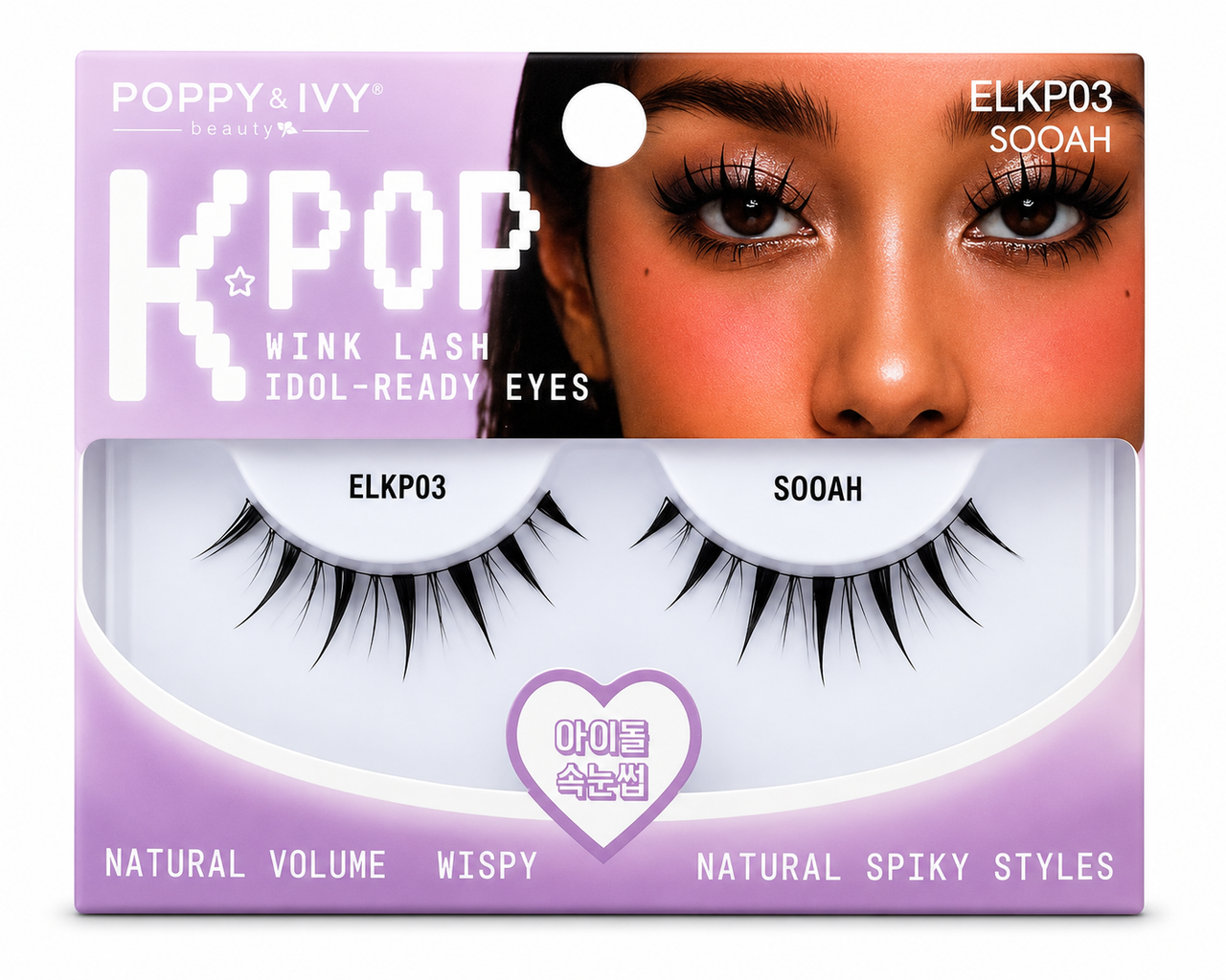 Poppy & Ivy KPOP Wink Lash ELKP03 SOOAH - Elevate Styles