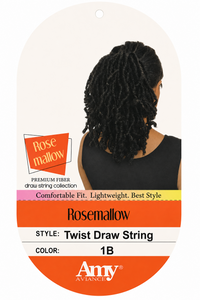 Thumbnail for Amy Aviance Rosemallow Twist Draw String Synthetic Ponytail_1B