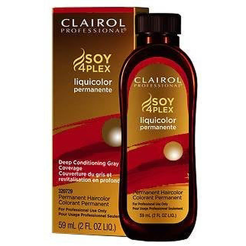 Clairol Professional Soy4Plex Permanent Liquid Color 4RV Medium Red Blonde – 2 fl oz - Elevate Styles