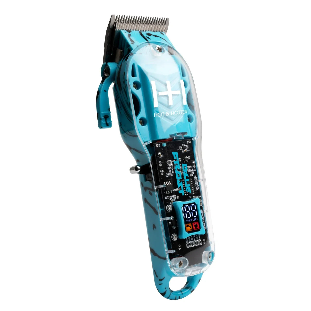 Hot & Hotter Professional Rechargeable Clippers Blue Frost - Elevate Styles