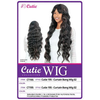 Thumbnail for Cutie Collection CT195 Curtain Bang Long Wavy Full Wig