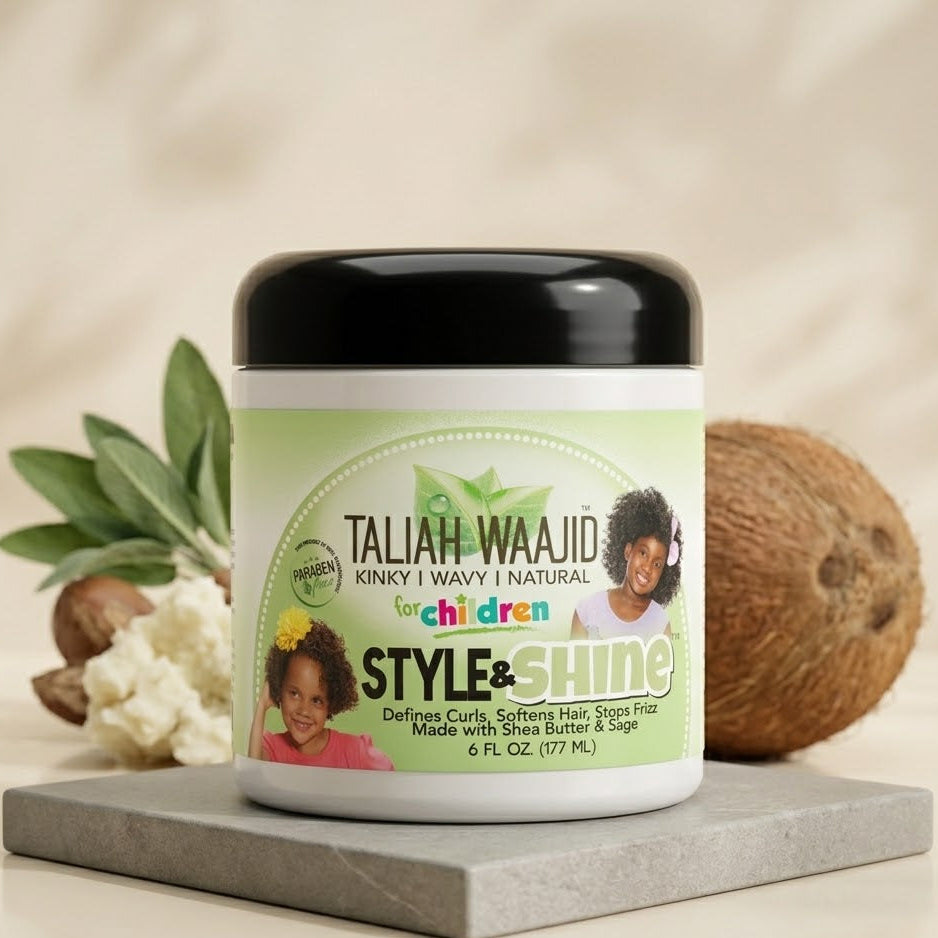 Taliah Waajid Kinky Wavy Natural for Children Style & Shine 6 Oz