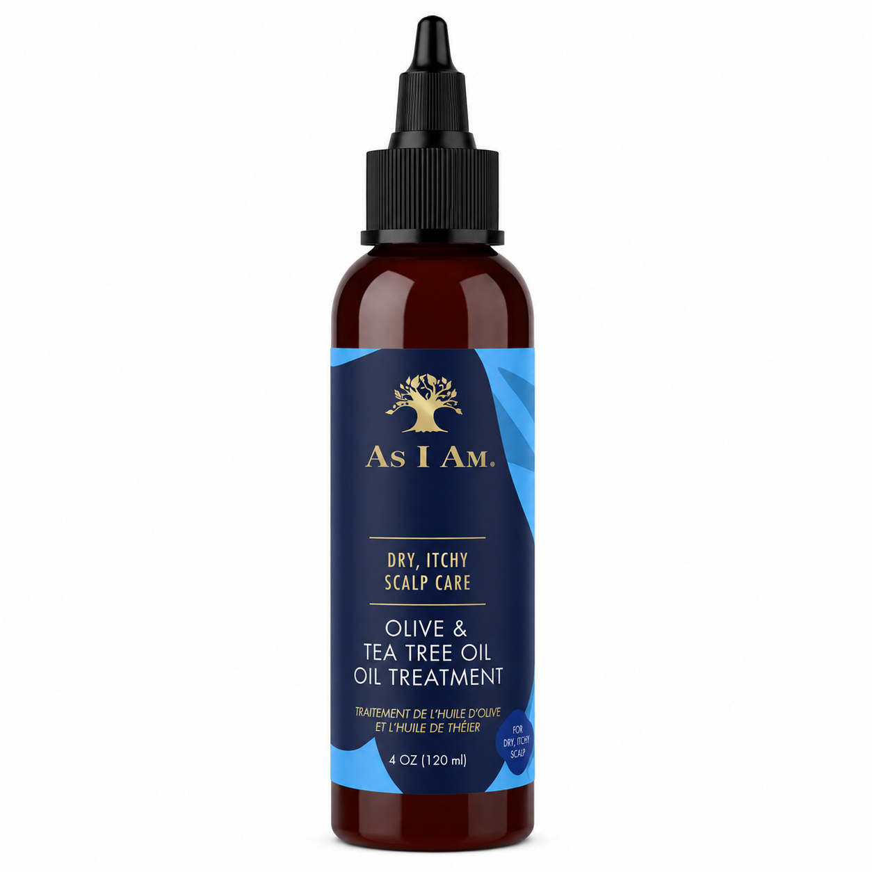 As I Am Dry & Itchy Scalp Care Olive & Tea Tree Oil Treatment – 4 oz