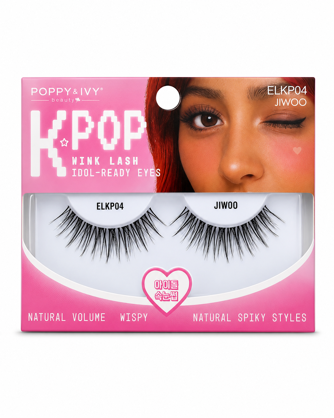 Poppy & Ivy KPOP Wink Lash ELKP04 JIWOO - Elevate Styles