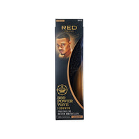 Thumbnail for Red Premium 360 Power Wave Curved Brush x Bow Wow – Medium Soft Boar Bristles (BR16) - Elevate Styles