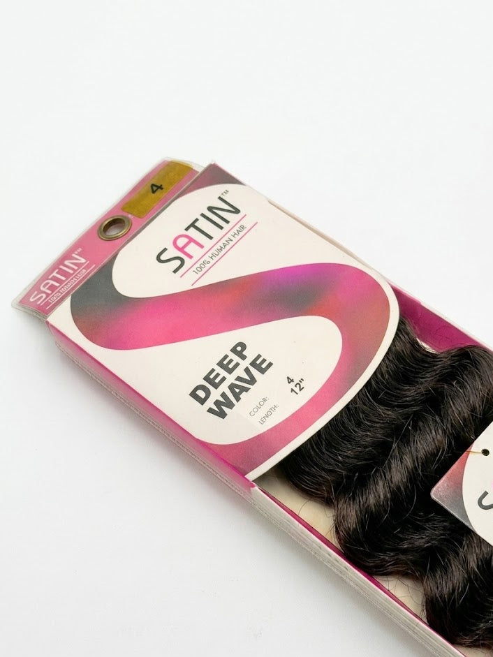 Satin™ 100% Human Hair - Deep Wave (12") - Elevate Styles