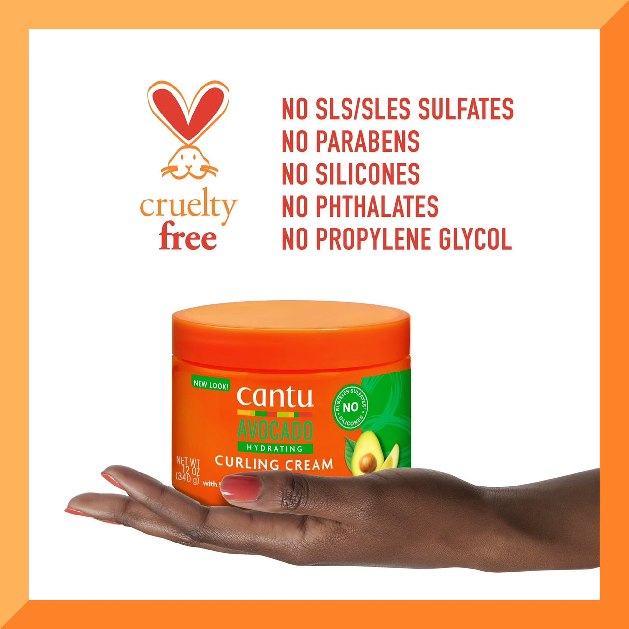 Cantu Avocado Hydrating Curling Cream 12 OZ (340 g)