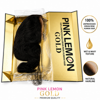 Thumbnail for Pink Lemon 13x6 Full Wig with Bleached Knots Human Hair Wig Wet N Wavy Maui_NATURAL