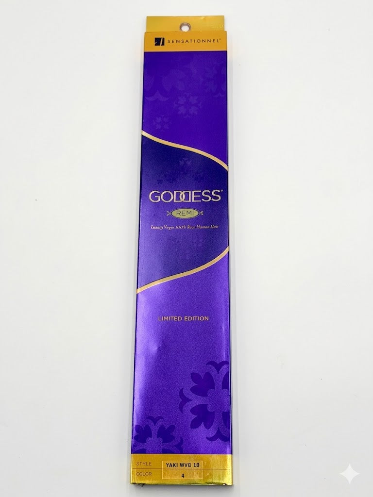 Sensationnel Goddess Remi 100% Remi Human Hair - Yaki WVG 10-12" - Elevate Styles