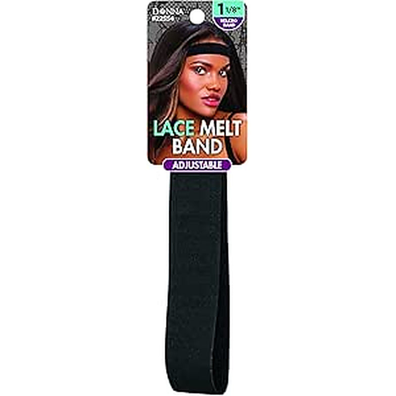 Donna Lace Melt Band Adjustable Black 1 1/8" - Elevate Styles