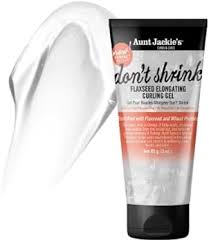 Aunt Jackie's Don't Shrink Flaxseed Elongating Curling Gel 3 oz Travel Size