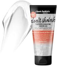 Thumbnail for Aunt Jackie's Don't Shrink Flaxseed Elongating Curling Gel 3 oz Travel Size