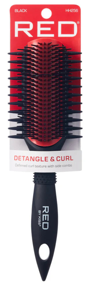 RED by Kiss Detangle and Curl Brush HH256 Black - Elevate Styles