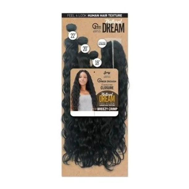 Zury Multi Pack Breezy Crimp 18 20 22 with Closure - Elevate Styles