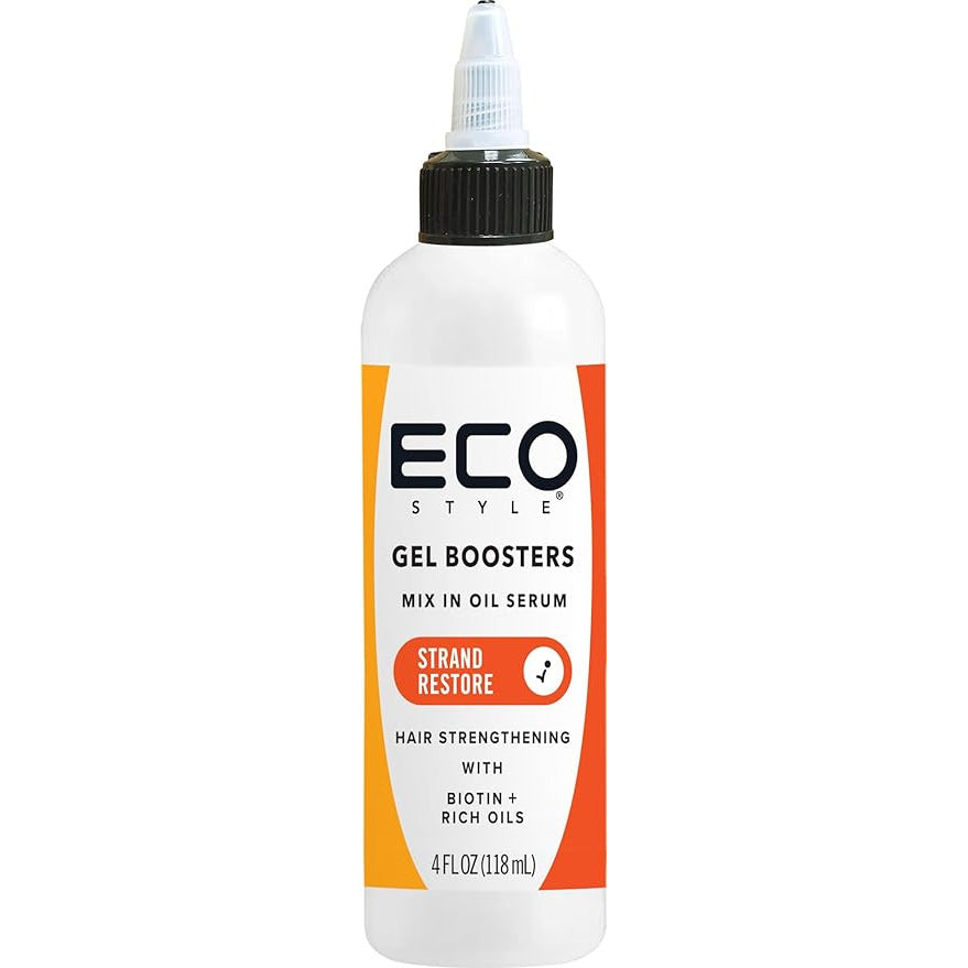 Eco Style Gel Boosters Strand Restore Mix In Oil Serum 4 fl. oz. - Elevate Styles