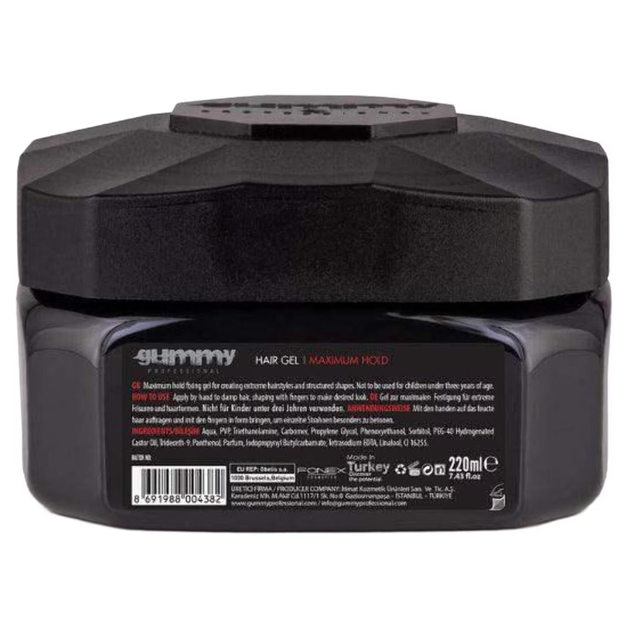 Gummy Professional Hair Gel Maximum Hold Extreme Look