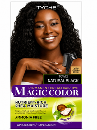 Thumbnail for Tyche Magic Color Permanent Cream Hair Dye Natural Black TCW12