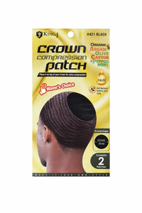 Thumbnail for King J Crown Compression Patch 421 Black 2 Pack - Elevate Styles