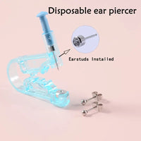 Thumbnail for Bag Drill Piercing Gun Set: 3pcs Steel Ball Studs, Earring Set, and Safety Piercing Tool for Ear Piercing - Elevate Styles