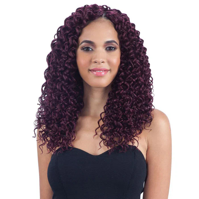 Freetress Braid Beach Curl Synthetic Braid Hair Extensions for Natural Styles