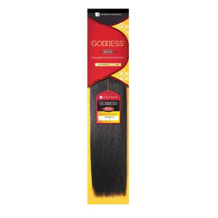 Sensationnel Goddess Remi Human Hair Weave – Yaki Straight - Elevate Styles