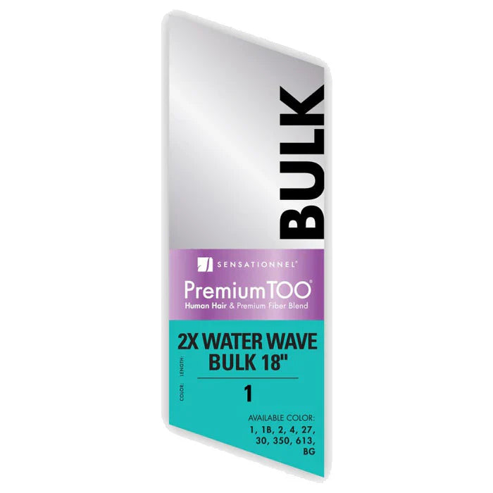 Sensationnel Premium Too Human Hair & Premium Fiber Blend - 2X Water Wave Bulk 18"