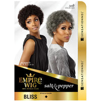 Thumbnail for Sensationnel Empire Wig Salt & Pepper Human Hair Wig – Bliss - Elevate Styles