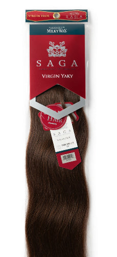 MilkyWay Saga Silver Virgin Yaky 100% Human Hair 10"-12" - Elevate Styles