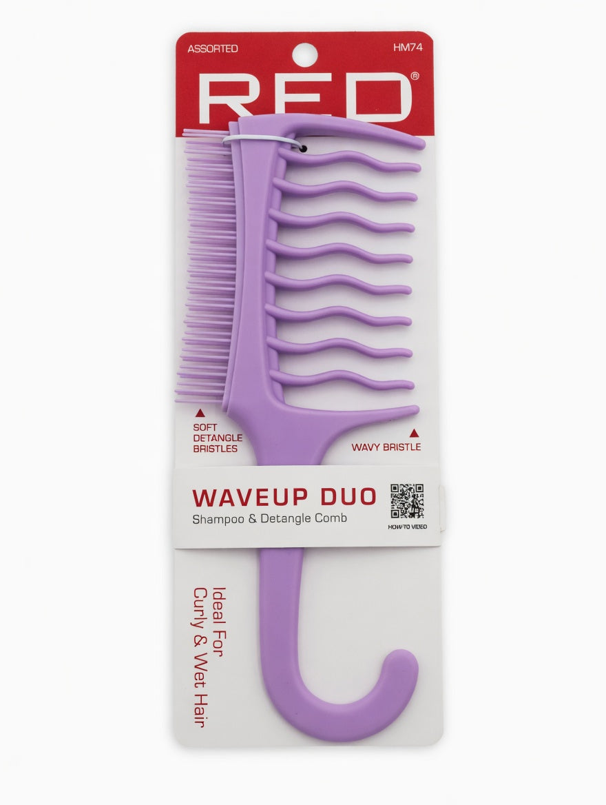 RED by Kiss WAVEUP DUO: Shampoo & Detangle Comb (HM74) - Elevate Styles