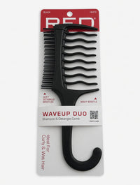 Thumbnail for RED by Kiss WAVEUP DUO: Shampoo & Detangle Comb (HM73) - Black - Elevate Styles