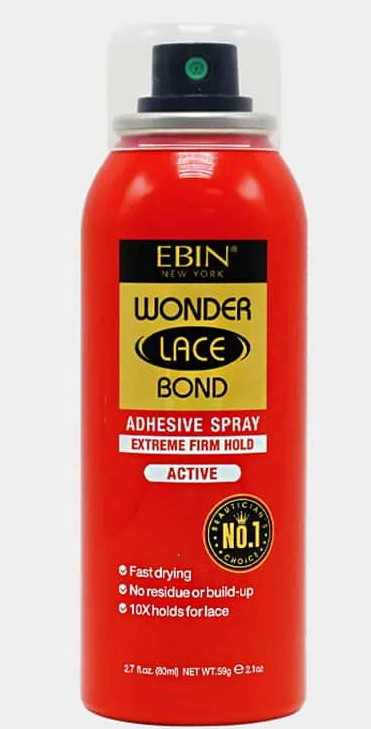 Ebin - Wonder Lace Bond Adhesive Spray Extreme Firm Hold Supreme 2.7oz