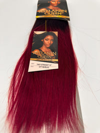 Thumbnail for Melanin Queen 100% Human Hair Weave – Straight 12