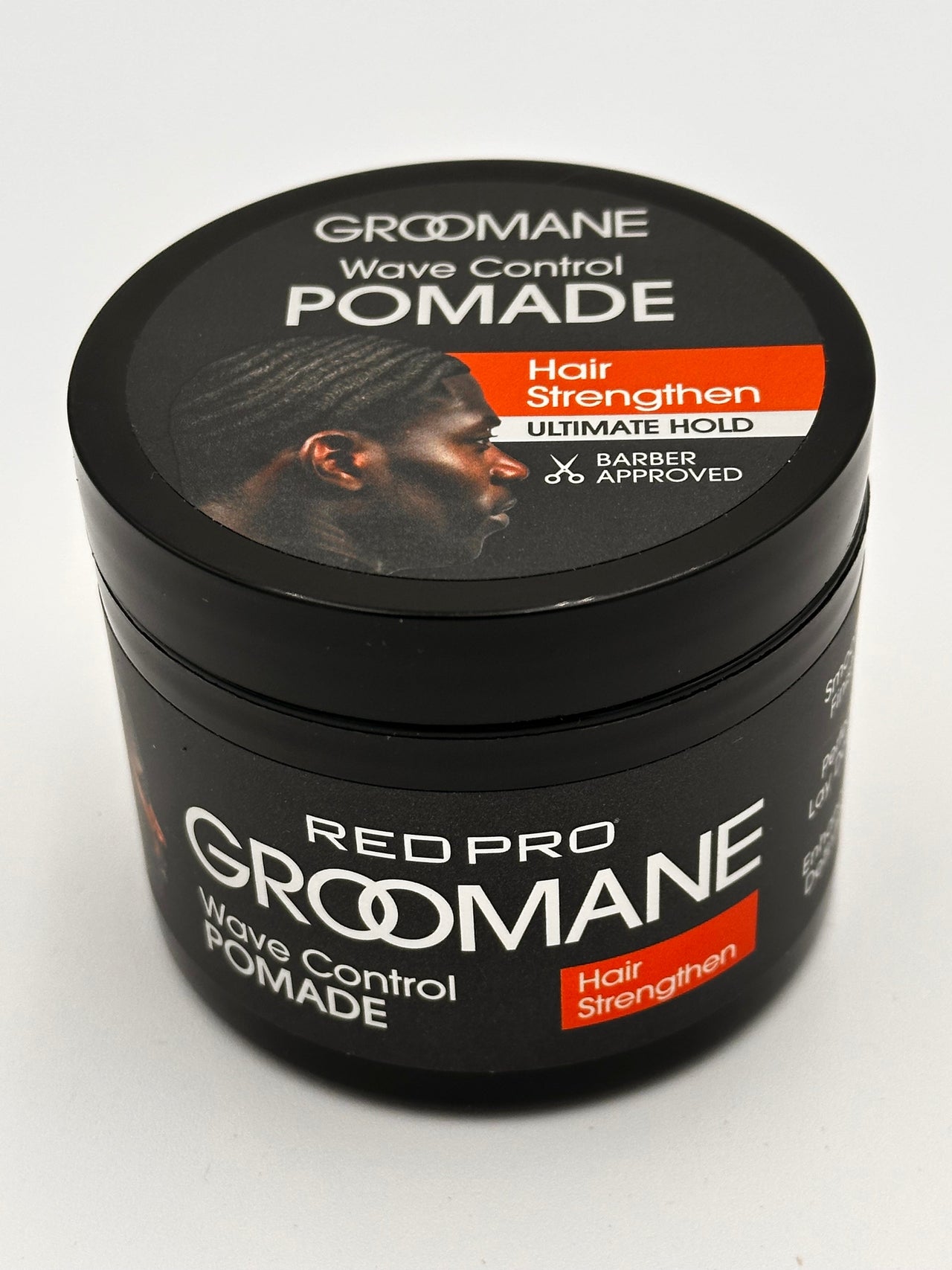 Red Pro Groomane Wave Control Pomade – Hair Strengthen 3 Oz - Elevate Styles