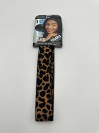 Thumbnail for Annie Adjustable Elastic Wig Band Velcro Leopard Print #3464