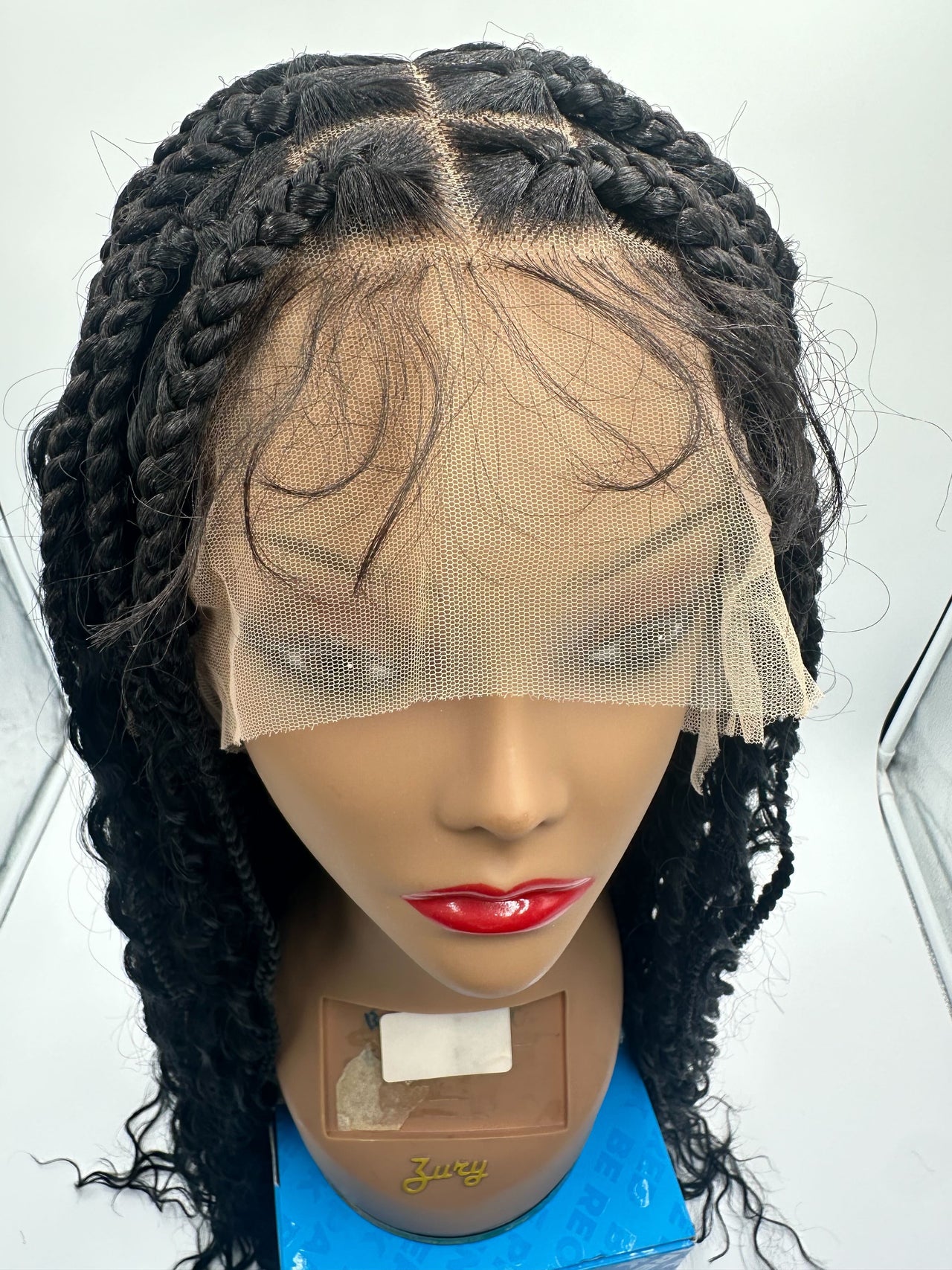 Kara Syn Queen Braid Nigeria Boho Knotless 13x4 Lace Front Wig 30 Inch