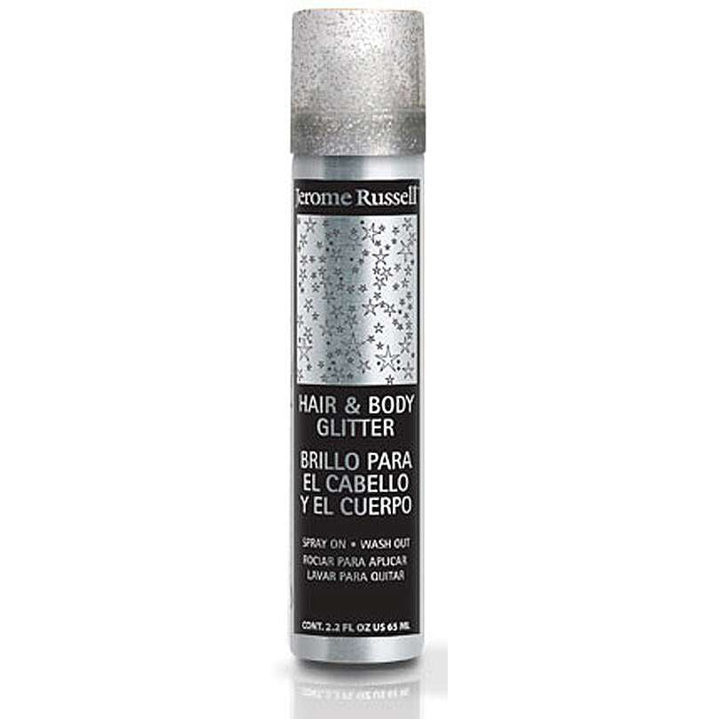 Jerome Russell Hair & Body Glitter Spray – Silver – 2.2 oz - Elevate Styles