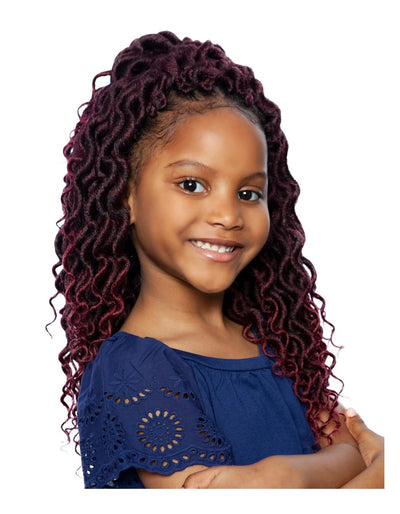 Mane Concept Afri Naptural Kids Crochet Braid Kids Locs Gigi Ripple Faux Locs 10" KLOC03 - Elevate Styles
