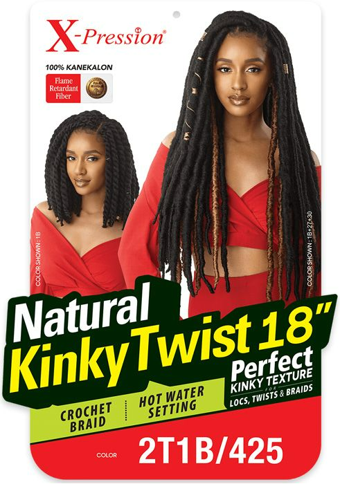 Outre X-Pression Natural Kinky Twist 18" - Elevate Styles