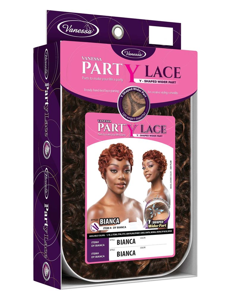 Vanessa Party Lace Y-Shaped Lace Part Wig Bianca