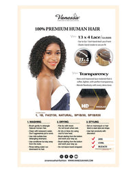 Thumbnail for Vanessa H134 Isabella Premium Brazilian 100% Human Hair Glueless HD Lace Front Wig (13