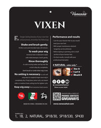 Thumbnail for Vanessa Vixen HH Oriana 100% Human Hair Wig – Short Layered Feathered Bob with Bangs_SP430
